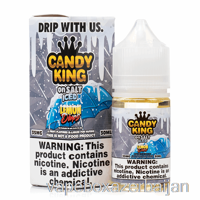 Vape Baku ICED Lemon Drops - Candy King On Salt - 30mL 50mg